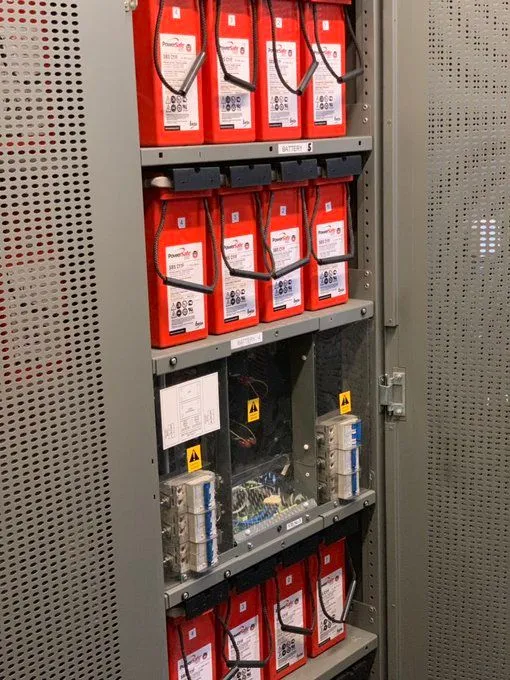 Another view of the DC power equipment.